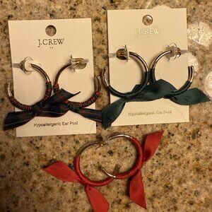 J Crew Holiday Earring Bundle